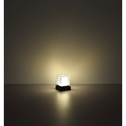 Globo - Επιτραπέζια λάμπα αφής dimming LED LED/2,5W/3,7V 2700K/4000K/6500K 1800 mAh USB μαύρο