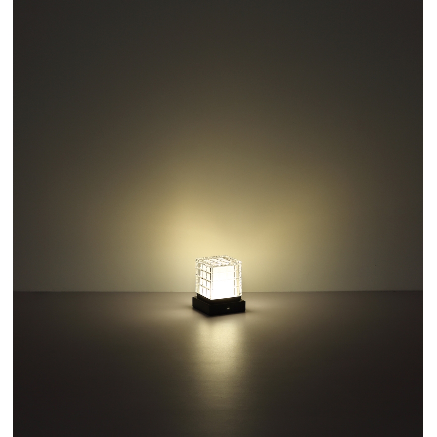 Globo - Επιτραπέζια λάμπα αφής dimming LED LED/2,5W/3,7V 2700K/4000K/6500K 1800 mAh USB μαύρο