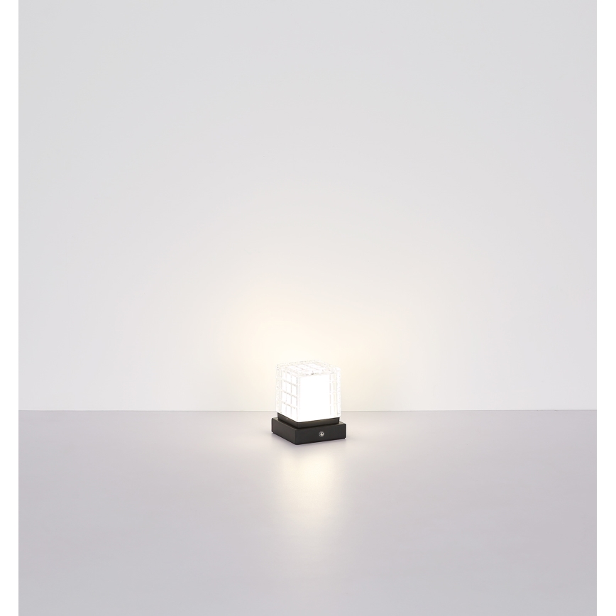 Globo - Επιτραπέζια λάμπα αφής dimming LED LED/2,5W/3,7V 2700K/4000K/6500K 1800 mAh USB μαύρο