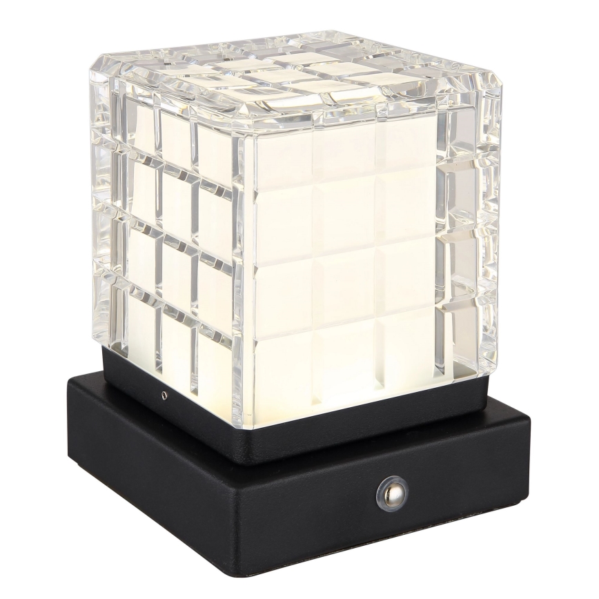 Globo - Επιτραπέζια λάμπα αφής dimming LED LED/2,5W/3,7V 2700K/4000K/6500K 1800 mAh USB μαύρο