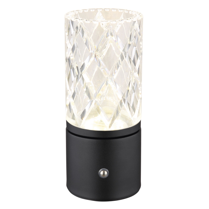 Globo - Ρυθμιζόμενο LED επιτραπέζιο φωτιστικό αφής LED/2,5W/3,7V 2700K/4000K/6500K 1800 mAh USB μαύρο