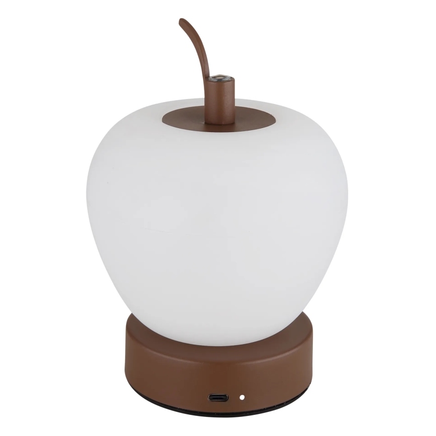 Globo - Επιτραπέζιο LED φωτιστικό με αφής και ρύθμιση φωτεινότητας LED/2W/3,7V 2700K/4000K/6500K 1200 mAh USB καφέ