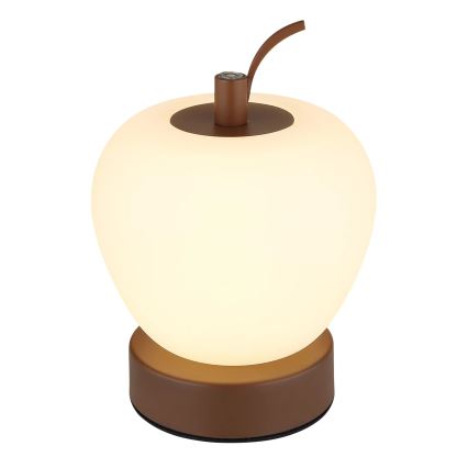 Globo - Επιτραπέζια λάμπα αφής dimming LED LED/2W/3,7V 2700K/4000K/6500K 1200 mAh USB καφέ