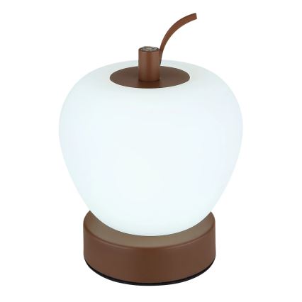 Globo - Επιτραπέζια λάμπα αφής dimming LED LED/2W/3,7V 2700K/4000K/6500K 1200 mAh USB καφέ