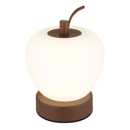 Globo - Επιτραπέζια λάμπα αφής dimming LED LED/2W/3,7V 2700K/4000K/6500K 1200 mAh USB καφέ