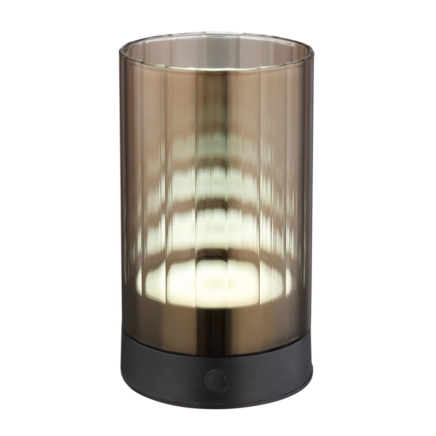 Globo - LED Εξωτερικού χώρου dimming επαναφορτιζόμενο αφής Επιτραπέζιο φωτιστικό LED/2W/3,7V 2700/4000/6500K 1200mAh IP44 καφέ