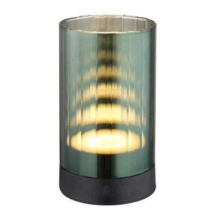 Globo - LED Εξωτερικού χώρου dimming επαναφορτιζόμενο αφής Επιτραπέζιο φωτιστικό LED/2W/3,7V 2700/4000/6500K 1200mAh IP44 πράσινο