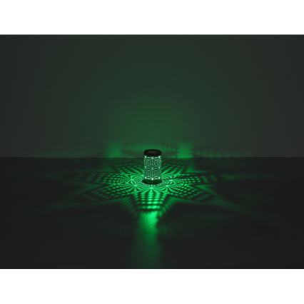 Globo - Επιτραπέζιο φωτιστικό LED RGB με επαναφορτιζόμενη μπαταρία, αφής, LED/1W/5V 500 mAh, καφέ