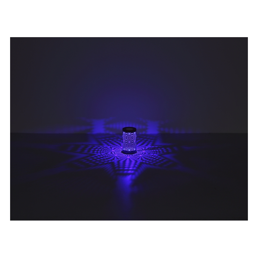 Globo - Επιτραπέζιο φωτιστικό LED RGB με επαναφορτιζόμενη μπαταρία, αφής, LED/1W/5V 500 mAh, καφέ