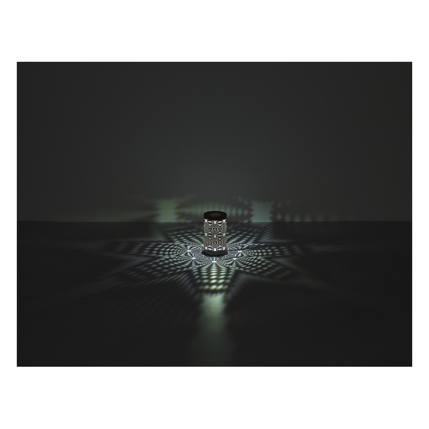 Globo - Επιτραπέζιο φωτιστικό LED RGB με επαναφορτιζόμενη μπαταρία, αφής, LED/1W/5V 500 mAh, καφέ