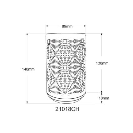 Globo - Επιτραπέζιο φωτιστικό LED RGB με επαναφορτιζόμενη μπαταρία, αφής, LED/1W/5V 500 mAh, καφέ