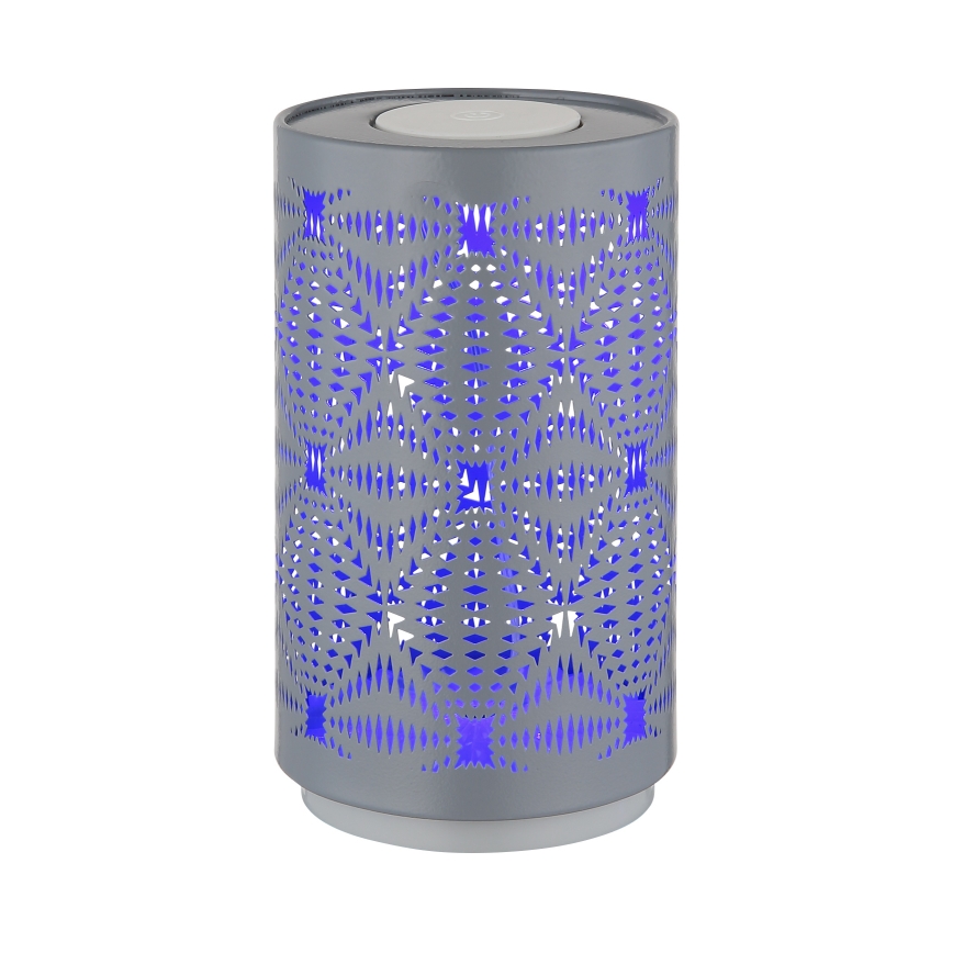 Globo - Επιτραπέζιο φωτιστικό LED RGB με επαναφορτιζόμενη μπαταρία, αφής, LED/1W/5V 500 mAh, γκρι