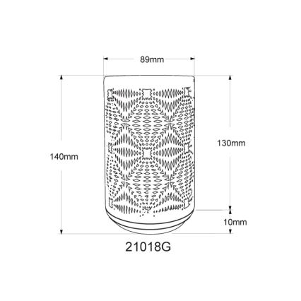 Globo - Επιτραπέζιο φωτιστικό LED RGB με επαναφορτιζόμενη μπαταρία, αφής, LED/1W/5V 500 mAh, γκρι