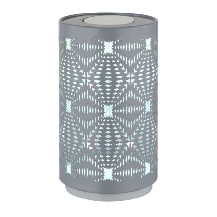 Globo - LED RGB Αφής επαναφορτιζόμενο Επιτραπέζιο φωτιστικό LED/1W/5V 500 mAh γκρι