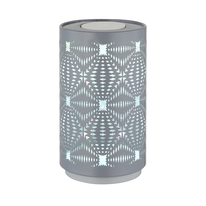 Globo - LED RGB Αφής επαναφορτιζόμενο Επιτραπέζιο φωτιστικό LED/1W/5V 500 mAh γκρι