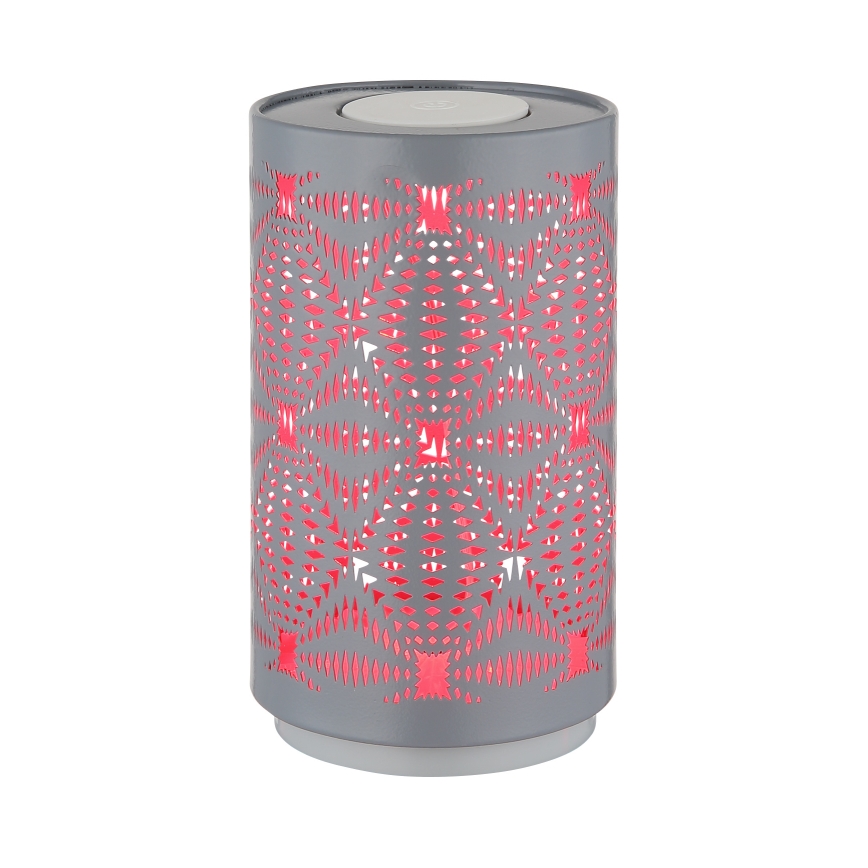 Globo - LED RGB Αφής επαναφορτιζόμενο Επιτραπέζιο φωτιστικό LED/1W/5V 500 mAh γκρι