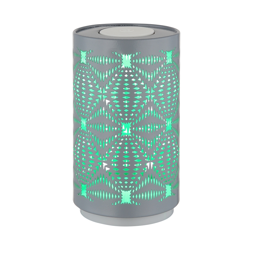 Globo - LED RGB Αφής επαναφορτιζόμενο Επιτραπέζιο φωτιστικό LED/1W/5V 500 mAh γκρι