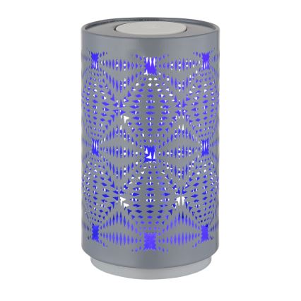 Globo - LED RGB Αφής επαναφορτιζόμενο Επιτραπέζιο φωτιστικό LED/1W/5V 500 mAh γκρι