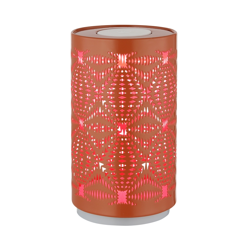 Globo - LED RGB Αφής επαναφορτιζόμενο Επιτραπέζιο φωτιστικό LED/1W/5V 500 mAh χαλκός
