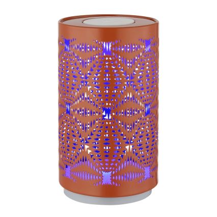 Globo - LED RGB Αφής επαναφορτιζόμενο Επιτραπέζιο φωτιστικό LED/1W/5V 500 mAh χαλκός