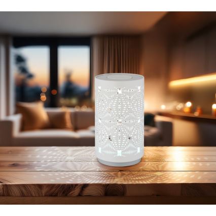 Globo - Επιτραπέζιο φωτιστικό LED RGB με επαναφορτιζόμενη μπαταρία, αφής LED/1W/5V 500 mAh λευκό