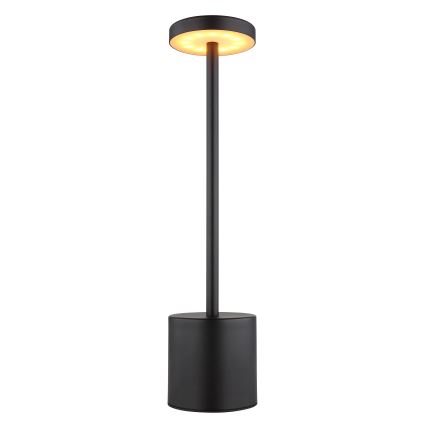 Globo - Επιτραπέζια λάμπα αφής dimming LED LED/1,2W/3,7V 2000K/3500K/7000K 1200 mAh USB μαύρο