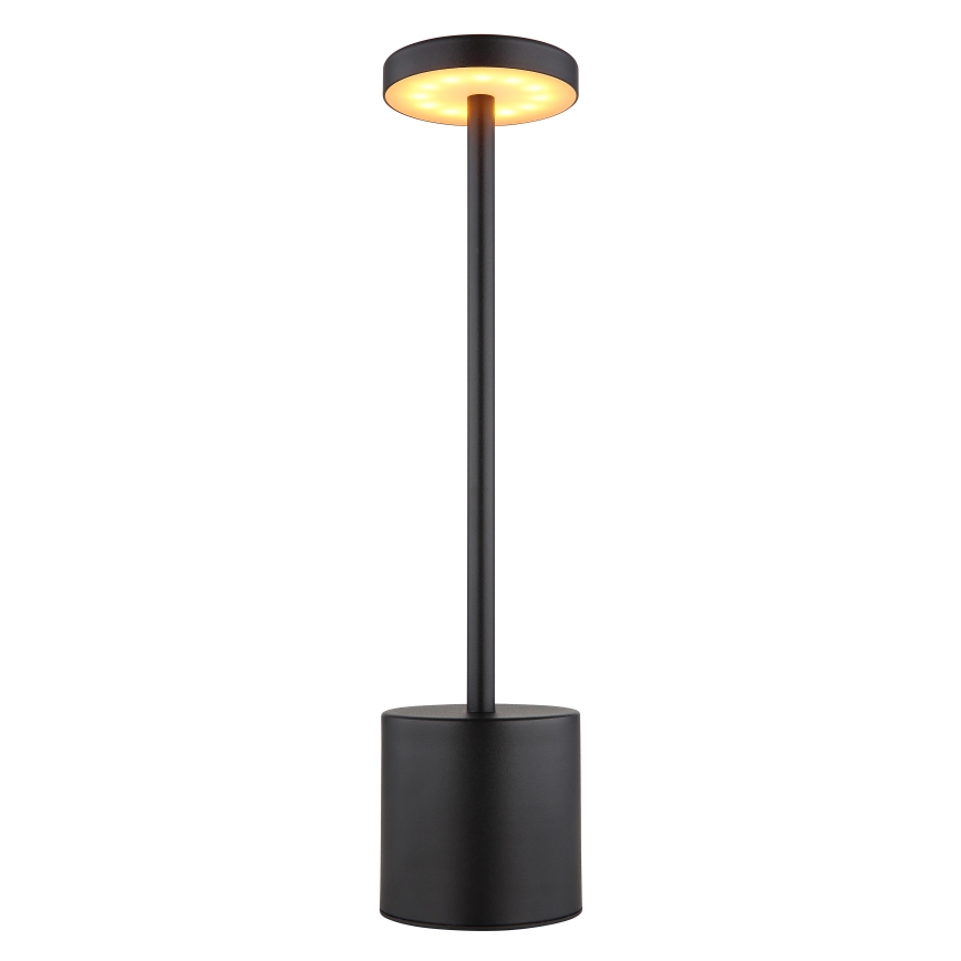 Globo - Επιτραπέζια λάμπα αφής dimming LED LED/1,2W/3,7V 2000K/3500K/7000K 1200 mAh USB μαύρο