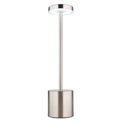 Globo - Επιτραπέζια λάμπα αφής dimming LED LED/1,2W/3,7V 2000K/3500K/7000K 1200 mAh USB ματ χρώμιο