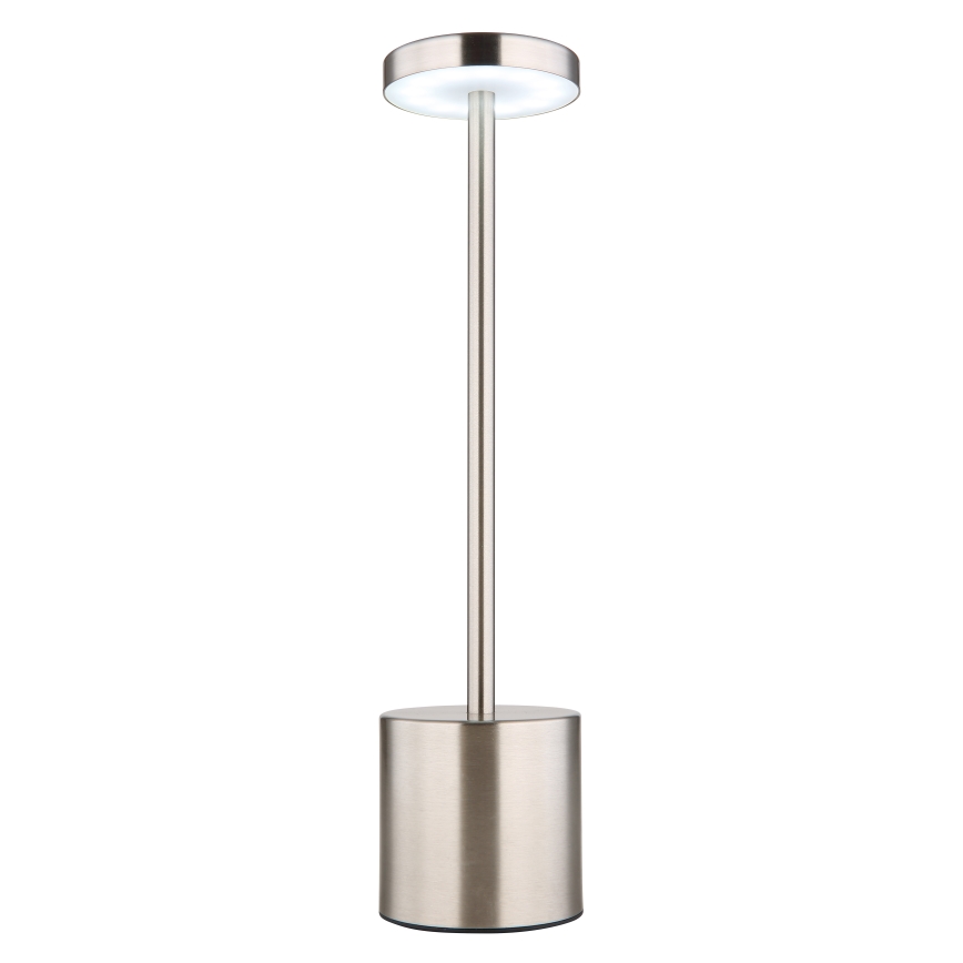 Globo - Επιτραπέζια λάμπα αφής dimming LED LED/1,2W/3,7V 2000K/3500K/7000K 1200 mAh USB ματ χρώμιο