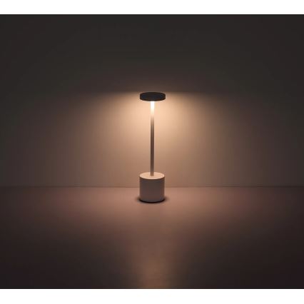 Globo - Επιτραπέζια λάμπα αφής dimming LED LED/1,2W/3,7V 2000K/3500K/7000K 1200 mAh USB λευκό