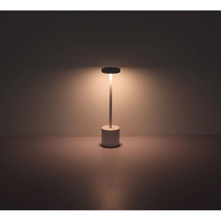 Globo - Επιτραπέζια λάμπα αφής dimming LED LED/1,2W/3,7V 2000K/3500K/7000K 1200 mAh USB λευκό