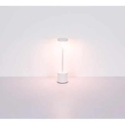 Globo - Επιτραπέζια λάμπα αφής dimming LED LED/1,2W/3,7V 2000K/3500K/7000K 1200 mAh USB λευκό