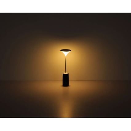 Globo - LED Dimmable επαναφορτιζόμενο επιτραπέζιο φωτιστικό αφής LED/1,2W/3,7V 3000K 1500mAh μαύρο