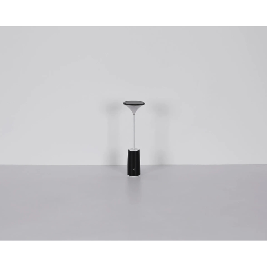 Globo - LED Dimmable επαναφορτιζόμενο επιτραπέζιο φωτιστικό αφής LED/1,2W/3,7V 3000K 1500mAh μαύρο