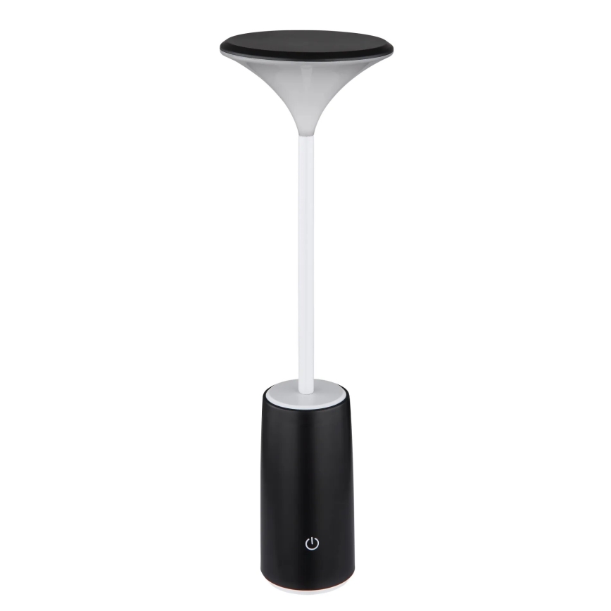 Globo - LED Dimmable επαναφορτιζόμενο επιτραπέζιο φωτιστικό αφής LED/1,2W/3,7V 3000K 1500mAh μαύρο
