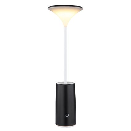 Globo - LED Dimmable επαναφορτιζόμενο επιτραπέζιο φωτιστικό αφής LED/1,2W/3,7V 3000K 1500mAh μαύρο
