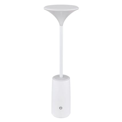 Globo - LED Dimmable επαναφορτιζόμενο επιτραπέζιο φωτιστικό αφής LED/1,2W/3,7V 3000K 1500mAh λευκό