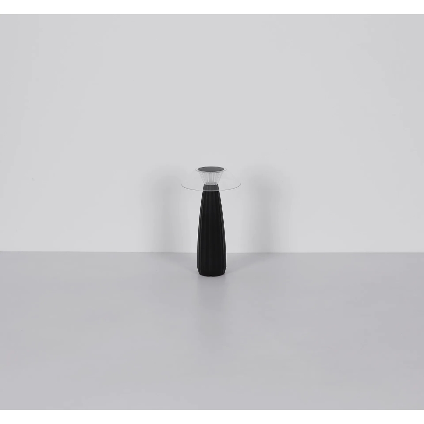 Globo - LED Dimmable επαναφορτιζόμενο επιτραπέζιο φωτιστικό αφής LED/1W/3,7V 3000K 1200mAh μαύρο