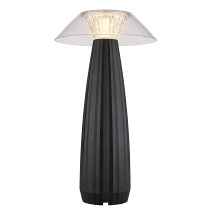 Globo - LED Dimmable επαναφορτιζόμενο επιτραπέζιο φωτιστικό αφής LED/1W/3,7V 3000K 1200mAh μαύρο