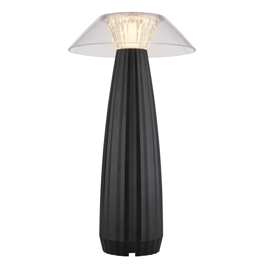 Globo - LED Dimmable επαναφορτιζόμενο επιτραπέζιο φωτιστικό αφής LED/1W/3,7V 3000K 1200mAh μαύρο