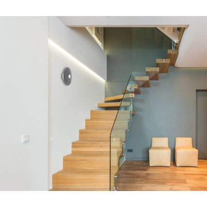 Globo - Εξωτερικό επαναφορτιζόμενο επιτραπέζιο φωτιστικό LED αφής LED/3W/3,7V 1800/2700/3000K IP44 1800 mAh γκρι