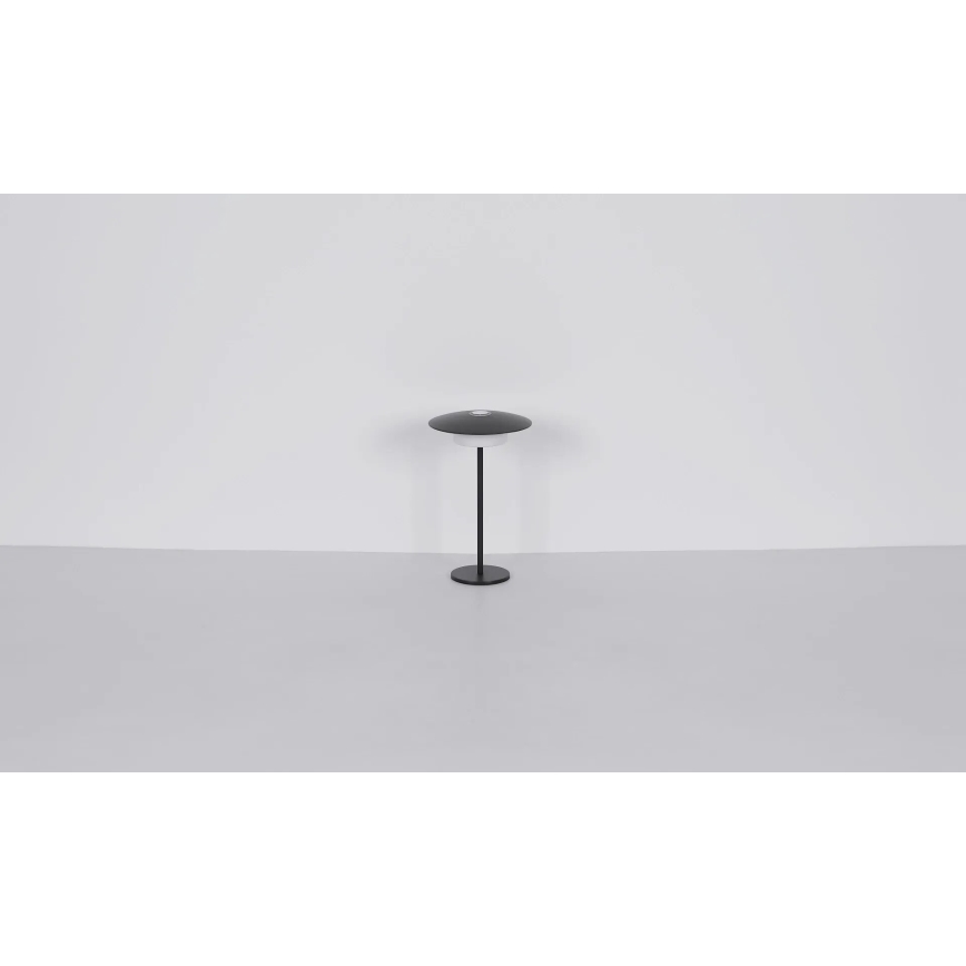 Globo - Εξωτερικό επαναφορτιζόμενο επιτραπέζιο φωτιστικό LED αφής LED/3W/3,7V 1800/2700/3000K IP44 1800 mAh γκρι