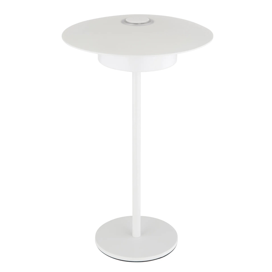 Globo - Εξωτερικό επαναφορτιζόμενο επιτραπέζιο φωτιστικό LED αφής LED/3W/3,7V 1800/2700/3000K IP44 1800 mAh λευκό