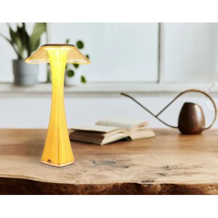 Globo - LED Dimmable επαναφορτιζόμενο επιτραπέζιο φωτιστικό	 LED/2,5W/3,7V 1200mAh 2700K/4500K/6500K χρυσό