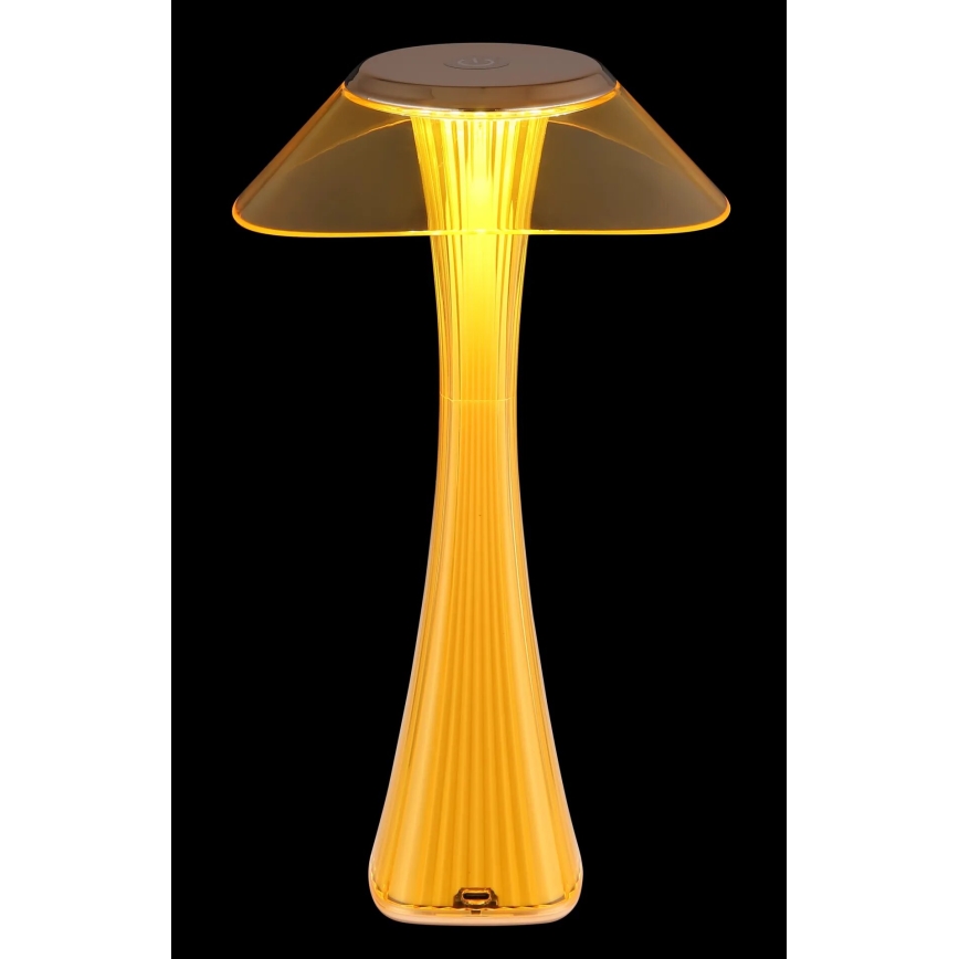 Globo - LED Dimmable επαναφορτιζόμενο επιτραπέζιο φωτιστικό	 LED/2,5W/3,7V 1200mAh 2700K/4500K/6500K χρυσό