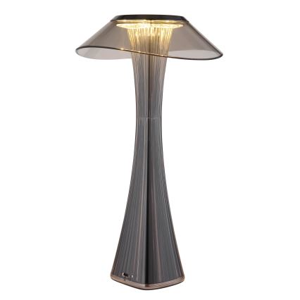 Globo - LED Dimmable επαναφορτιζόμενο επιτραπέζιο φωτιστικό	 LED/2,5W/3,7V 1200mAh 2700K/4500K/6500K μαύρο