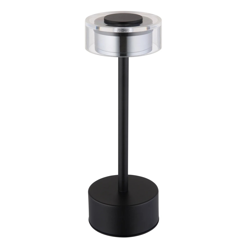 Globo - LED Dimmable επαναφορτιζόμενο επιτραπέζιο φωτιστικό αφής LED/2,5W/3,7V 2700/4000/6500K 1800mAh μαύρο