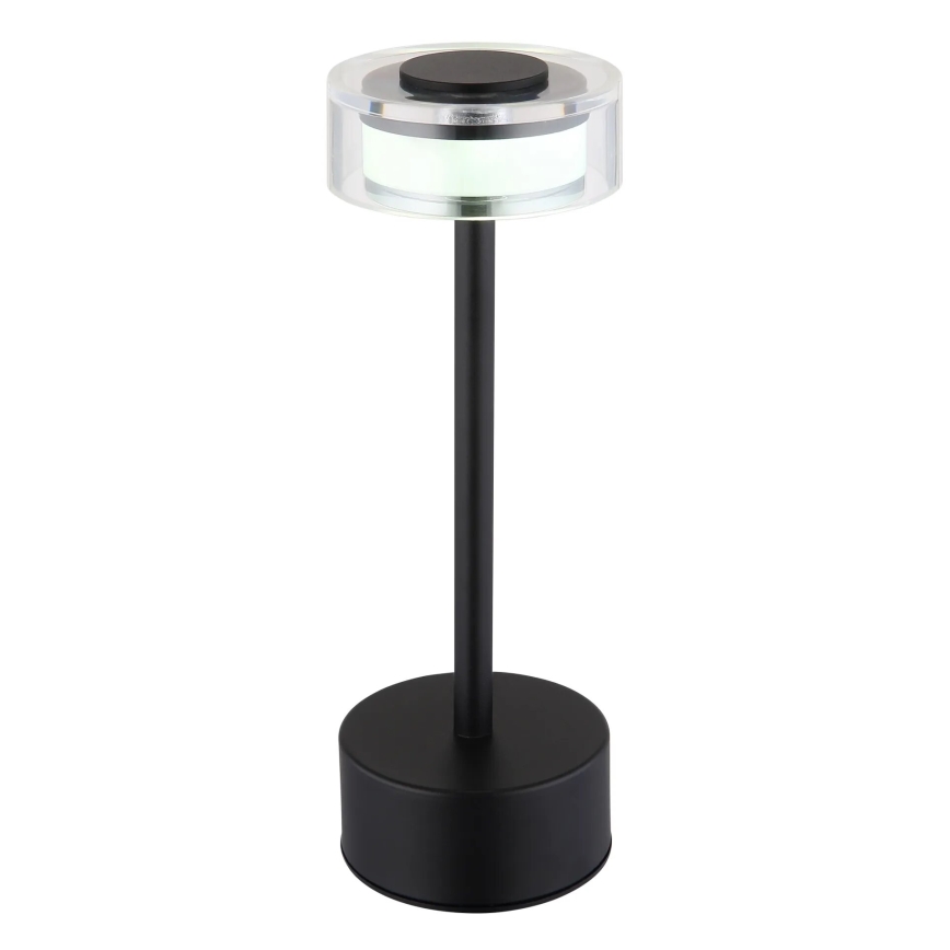 Globo - LED Dimmable επαναφορτιζόμενο επιτραπέζιο φωτιστικό αφής LED/2,5W/3,7V 2700/4000/6500K 1800mAh μαύρο