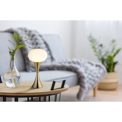 Globo - Eπιτραπέζιο φωτιστικό 1xE14/25W/230V ορείχαλκος