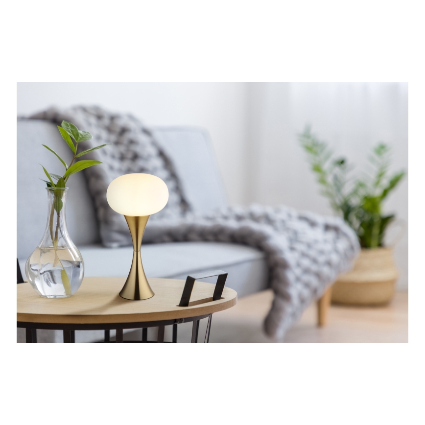 Globo - Eπιτραπέζιο φωτιστικό 1xE14/25W/230V ορείχαλκος